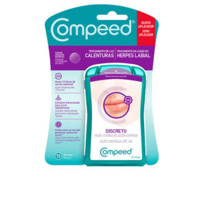 Compeed Parches Invisibles para Herpes Labial - 15 Parches de Alivio Rápido