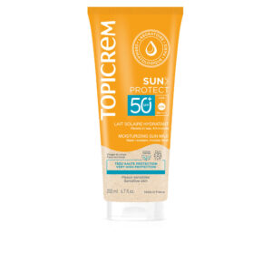 Topicrem SUN PROTECT Leche Solar Hidratante SPF50+ | Protección Avanzada y Hidratación Intensa - 200 ml