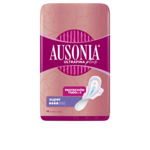 "AUSONIA ULTRAFINA PLUS - Compresas Super Alas Ultra Suaves (14 u)"