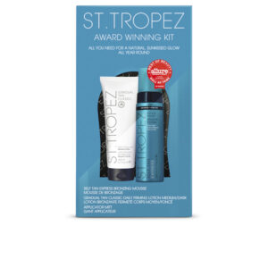 "Kit Bronceador Premium St.Tropez - 3 Piezas Galardonadas: Mousse y Loción Bronceadora + Guante de Aplicación"