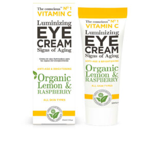 Crema Luminosa para Contorno de Ojos con Vitamina C y Extractos Orgánicos de Limón y Frambuesa - The Conscious™ 30 ml