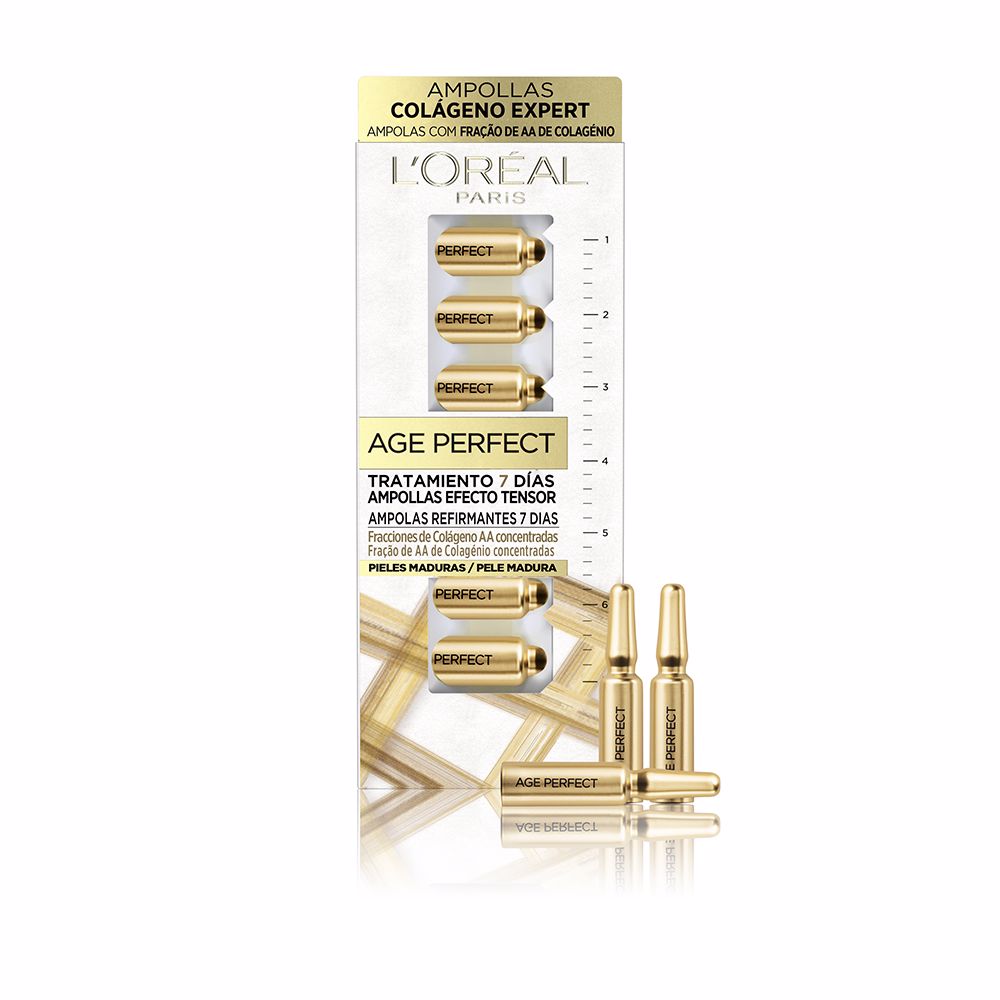 L'Oréal Paris AGE PERFECT Ampollas Tensor 7 Días - Tratamiento Intensivo x 7 u