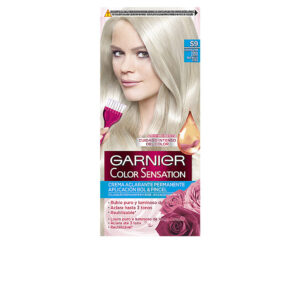 Garnier Color Sensation #S9 - Rubio Platino Ceniza: Brillo y Suavidad en 120g