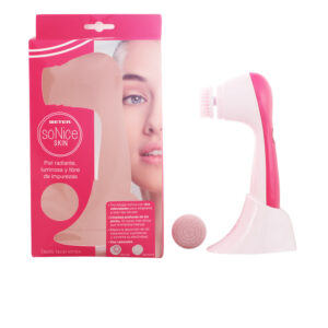 Cepillo Facial Sónico Beter So Nice Skin + 2 Cabezales de Limpieza Profunda
