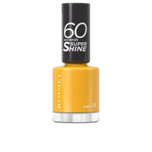 Rimmel London 60 Seconds Super Shine Esmalte de Uñas #150 "Sandy Toes" - Brillo Radiante en Solo 60 Segundos - 8 ml