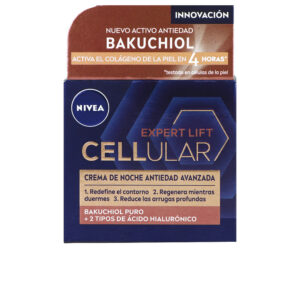 NIVEA CELLULAR FILLER Crema Regeneradora Nocturna 50 ml - Elasticidad y Luminosidad Intensiva
