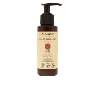 Arganour Gel Bronceador Natural y Orgánico SPF8 - 100 ml de Brillo Saludable