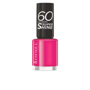 Rimmel London 60 Seconds Super Shine - Esmalte de Uñas Fuchsia Festivo #323 (8 ml)