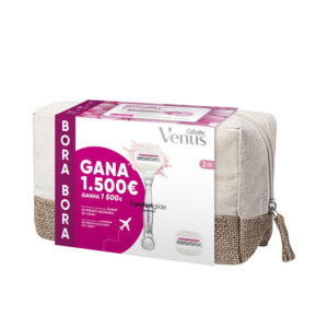 Gillette Venus Sugarberry Kit de Depilación Bora Bora: Máquina + 2 Recambios en Neceser Elegante