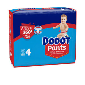 Dodot Pants Pañales Braguita Talla 4 (9-15 kg) - Pack de 33 Unidades
