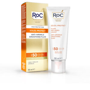 Roc Protección Solar Anti-Arrugas SPF50 - 50 ml: Cuidado Avanzado para una Piel Joven.