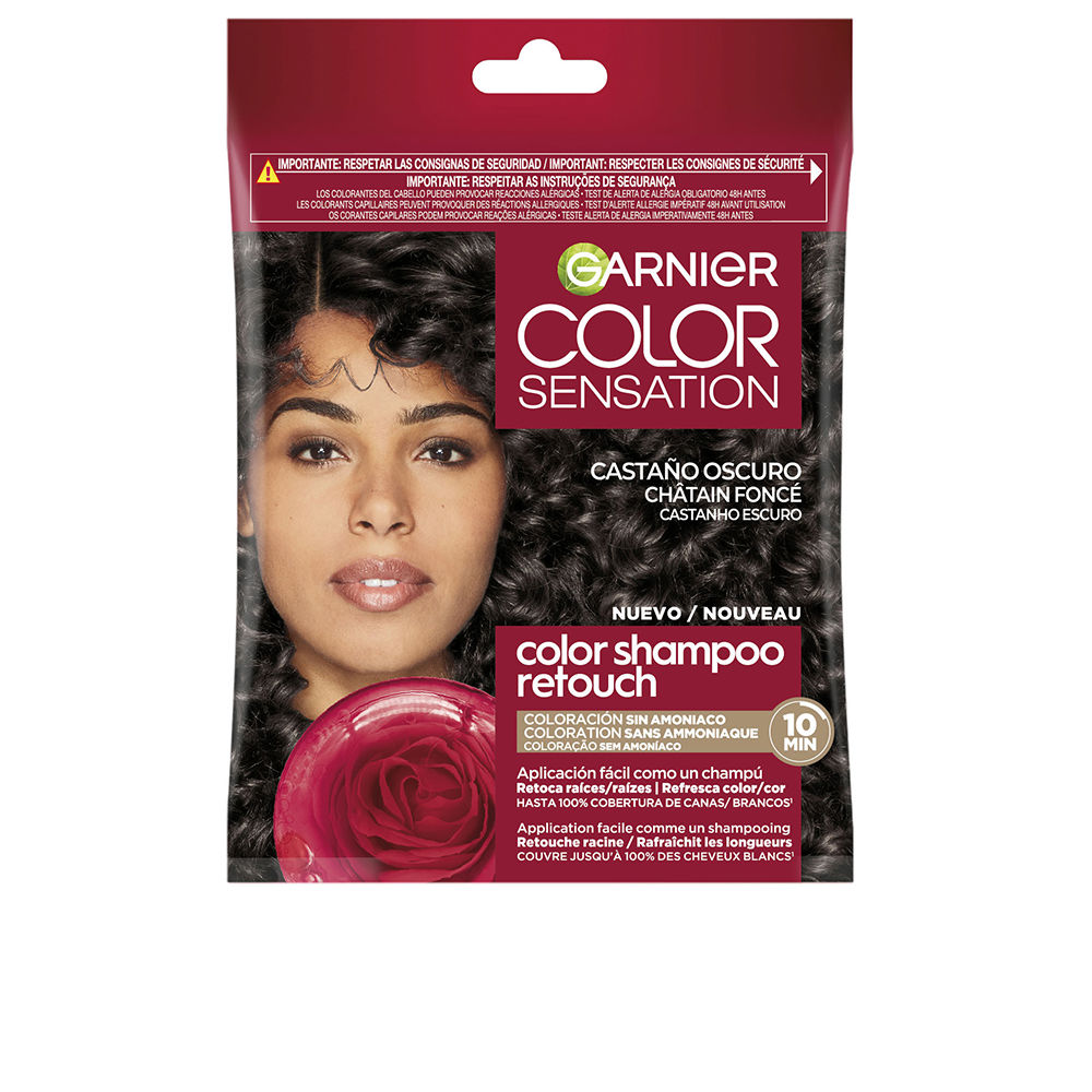 Garnier Color Sensation Champú Brillante #3.0 Marrón Oscuro 1 u
