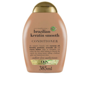Acondicionador de Queratina Brasileña Ogx - Hidratación Intensa 385 ml