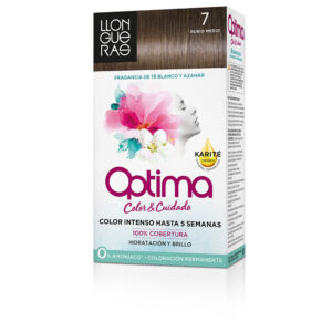 Llongueras OPTIMA Coloración Capilar #7 Rubio Medio - 1 Unidad