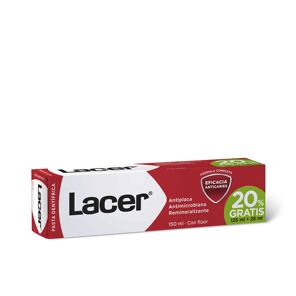 Pasta Dentífrica Lacer Combo 125 ml + 25 ml: Sonrisa Brillante y Frescura Duradera