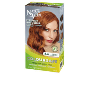 Tinte Permanente Natur Vital COLOURSAFE #6.43 - Avellana Radiante 150 ml