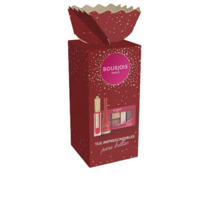 "Lote de Labiales Bourjois Rouge Velvet Ink + Esmalte y Paleta de Sombras - 3 Piezas"