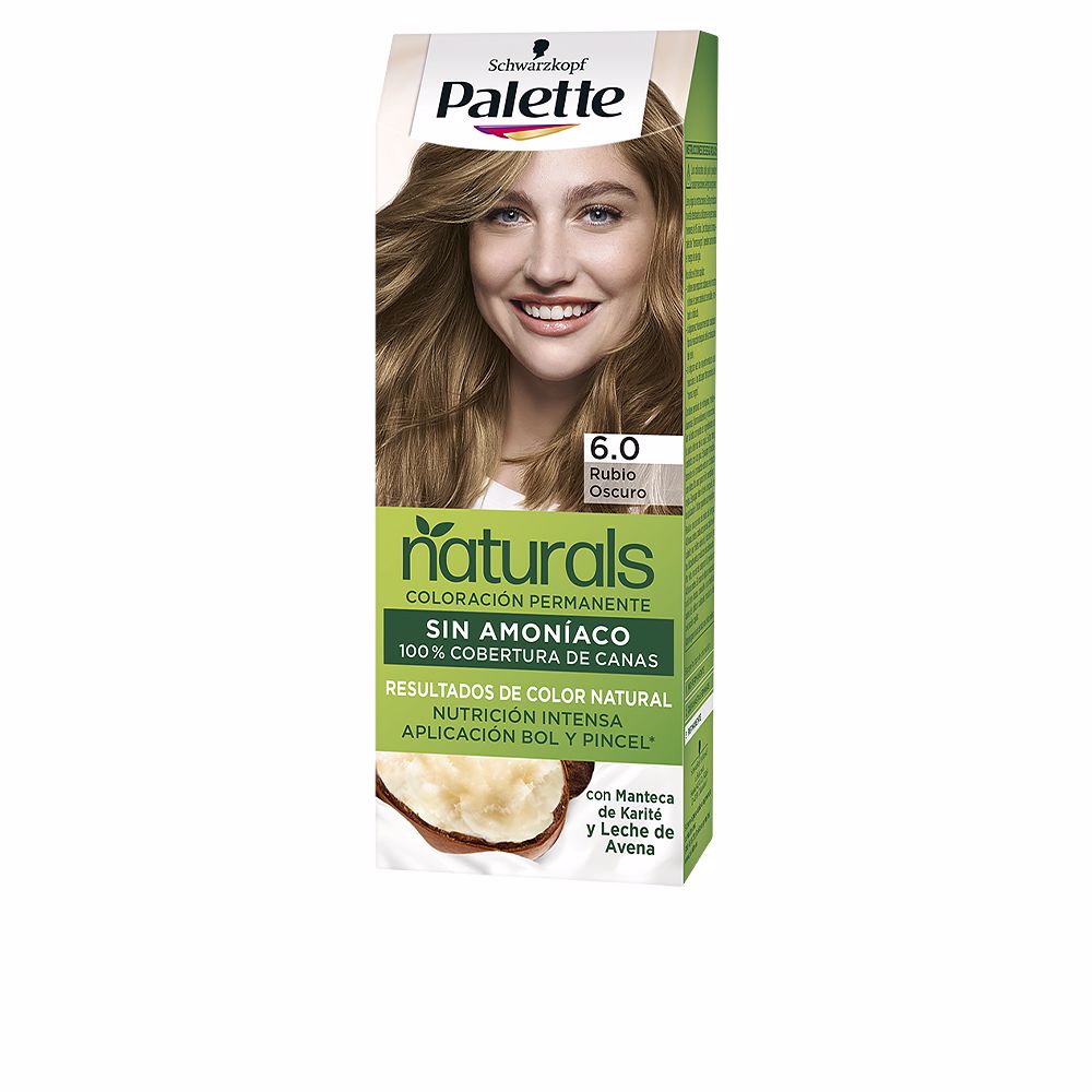 Palette Natural Tinte Rubio Oscuro #6.0 - 1 Unidad