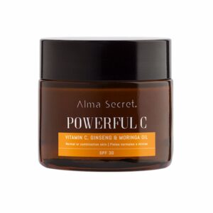 Alma Secret Powerful C: Crema Antiedad Iluminadora con Moringa y Protección SPF30 - 50 ml