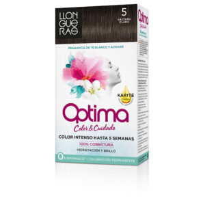 Llongueras OPTIMA Coloración Capilar #5 Castaño Claro - 1 Unidad