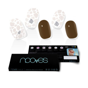 Láminas de Uñas de Gel Suzanne Premium Glam #Glitter - Set de 20 Unidades por Nooves