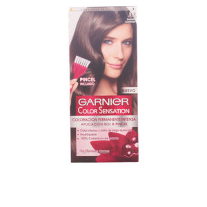 Garnier COLOR SENSATION Castaño Luminoso #5.0 - Brillo Intenso y Suavidad 110 gr
