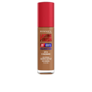 Rimmel London Lasting Finish Hidratación Reconfortante SPF20 - #450 Caramelo (30 ml)