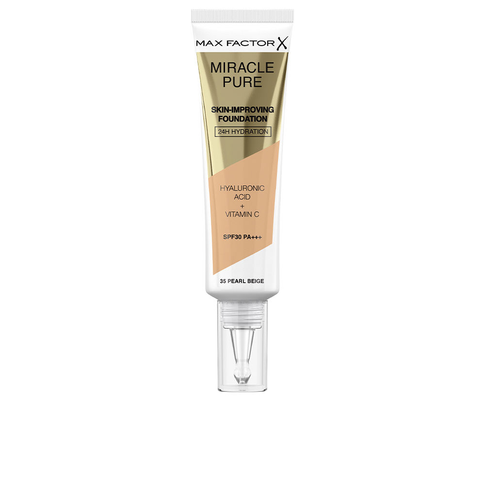Max Factor Miracle Pure Foundation SPF30 - Beige Perla #35: La Base Perfeccionadora Radiante