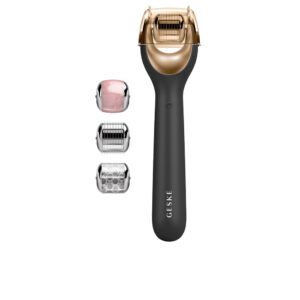 Rodillo Facial Microagujas 9 en 1 Geske con App Inteligente - Negro (4 unidades)