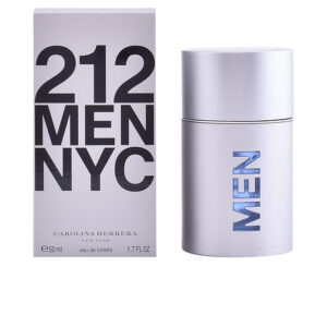 Carolina Herrera 212 NYC MEN Eau de Toilette 50 ml - Fragancia Energizante para el Hombre Moderno
