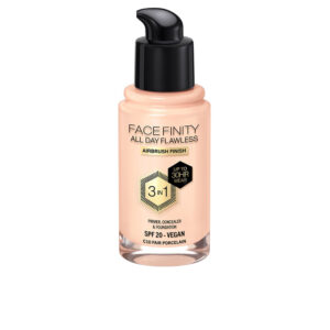Max Factor Facefinity 3 en 1 Base Flawless: Porcelana Clara #C10, 30 ml