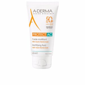 Aderma Protect Ac Crema Matificante SPF 50+ - Protección Avanzada para Piel Grasa 40 ml