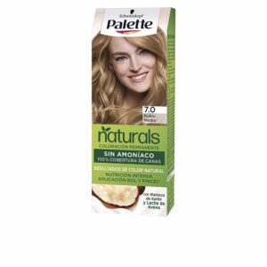 Palette Natural Tinte #7.0 - Rubio Medio, Color Radiante y Suave 1 u