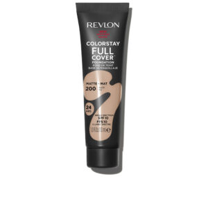 Revlon COLORSTAY Full Cover Foundation - #200 Nude - 30 ml de Alta Cobertura y Larga Duración