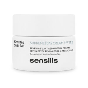 **Sensilis SUPREME Crema de Día Detox Renovadora y Antienvejecimiento SPF15+ - 50 ml**