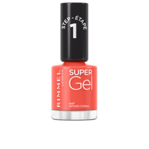 Rimmel London SUPER GEL Esmalte de Uñas 12 ml - Coral Especiado #047