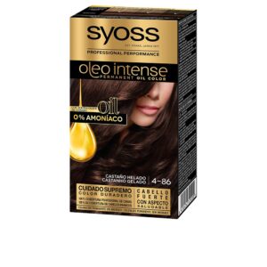 Syoss OLEO INTENSE Tinte Sin Amoniaco #4.86 - Castaño Helado - Color Rico y Suave