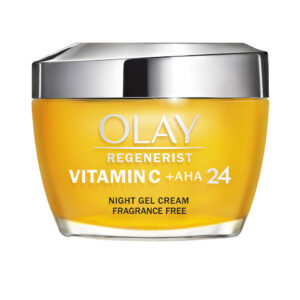 Olay Regenerist Gel Crema Noche 24h Vitamina C + AHA - 50 ml Revitalizante y Radiante