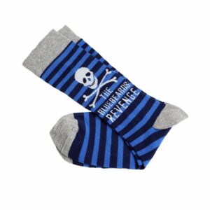 The Bluebeards Revenge Calzado: Calcetines Cráneo y Huesos Cruzados - 1 Par