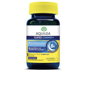 Aquilea SUEÑO Gummies Sin Azúcar de Arándano - 60 Unidades con Melatonina y Extractos Naturales