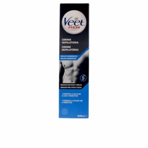 Veet Men Gel Crema Depilatoria para Piel Sensible - 200 ml Cuidado Suave y Efectivo