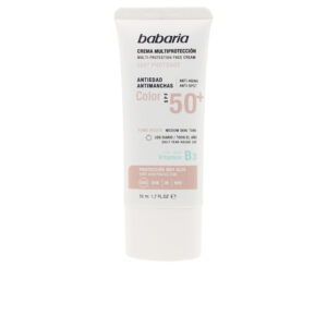 Babaria Solar Multiprotección: Crema Antimanchas Color SPF50+ 50 ml