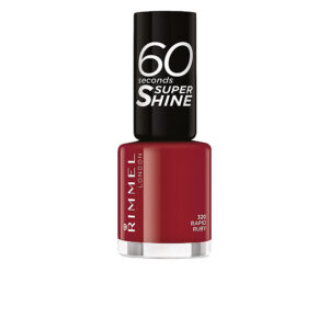 Rimmel London 60 Seconds Super Shine - Esmalte de Uñas #320 Ruby Rápido, 8 ml