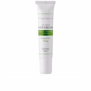 Alma Secret EYE CREAM Revitalizante Antiedad con Aguacate, Té Verde y Cafeína - 10 ml