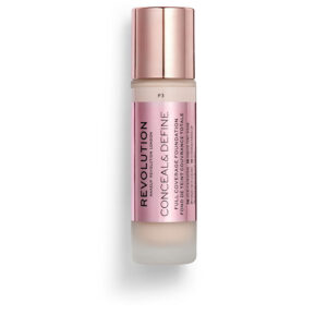 Revolution Make Up - Fondo de Maquillaje de Cobertura Completa "Conceal & Define" #F3