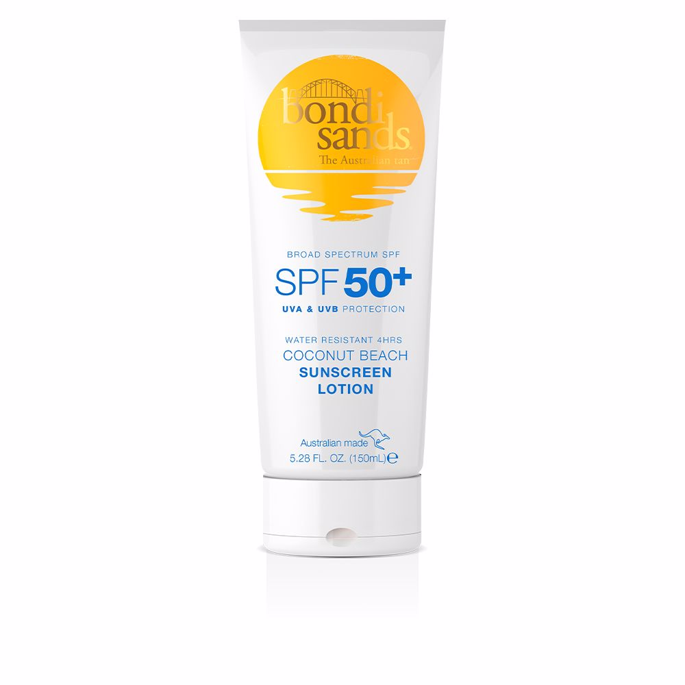 Bondi Sands Protector Solar SPF50+ Resistente al Agua 4 Horas - Loción de Coco para Playa 150 ml