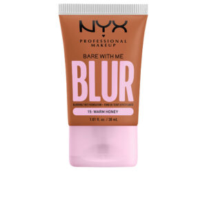 "NYX Professional Make Up BARE WITH ME BLUR - Base Satín #15 Miel Cálida 30 ml"