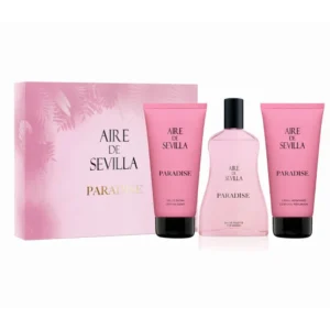 AIRE DE SEVILLA PARADISE: Set de Fragancia y Cuidado Personal 3 pz