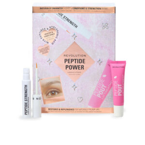 REVOLUTION MAKE UP Peptide Power Duo: Tratamiento Labios y Pestañas 2 pz