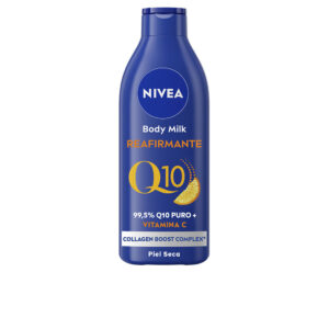NIVEA Q10+ REAFIRMANTE Leche Corporal Vitamina C 250 ml - Hidratación y Elasticidad Renovada
